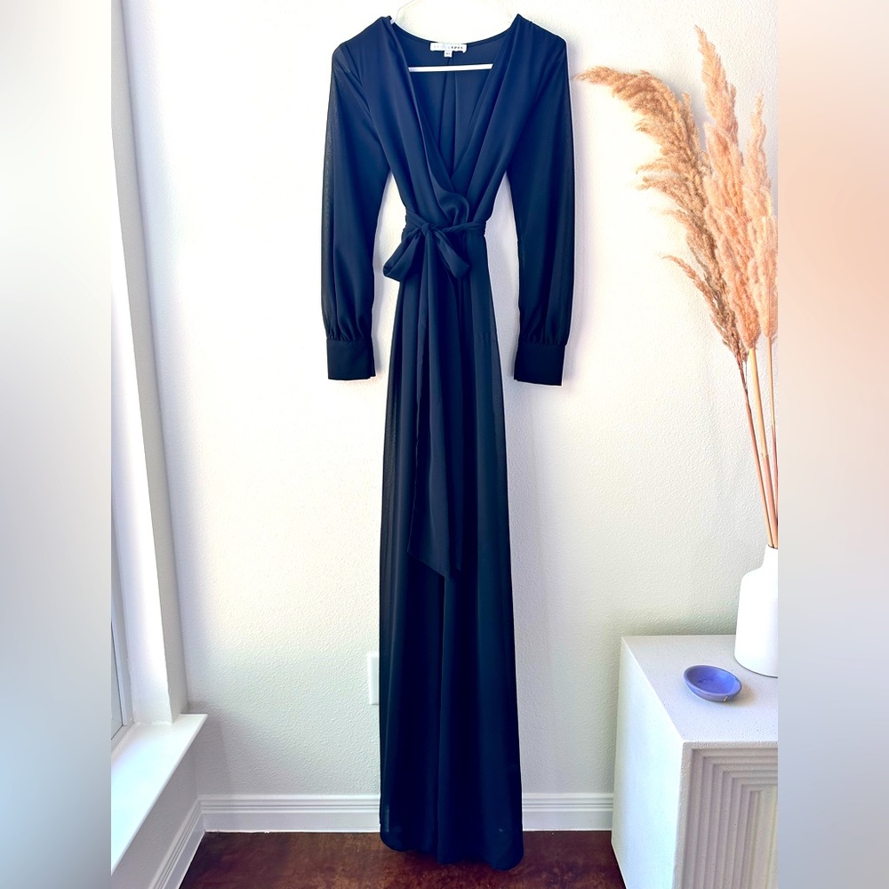 Baltic Born black long-sleeve dress, XS